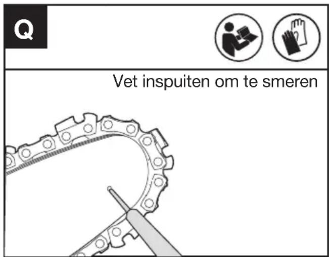 KRESS KC300.9 - WAARSCHUWING: Draag zware handschoenen wanneer u onderhoud of reparaties aan dit gereedschap uitvoert. - 1