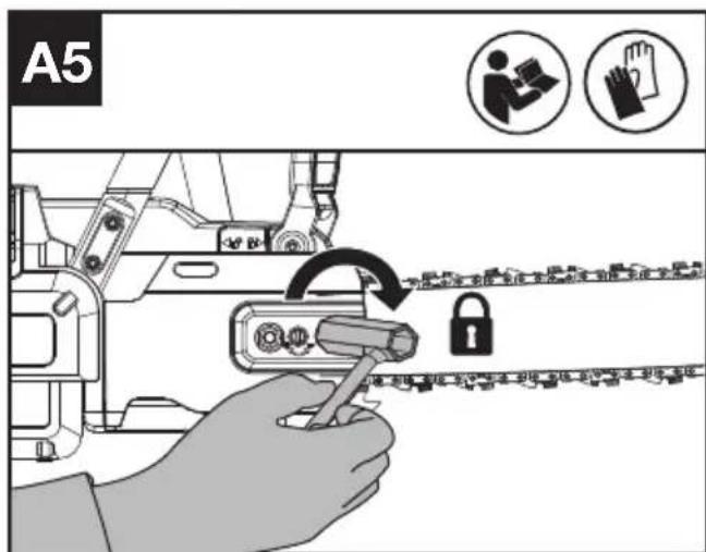 KRESS KC300.9 - CHAIN AND GUIDE BAR ASSEMBLY - 4
