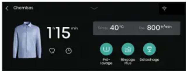 HISENSE WF7S1247BB - ÉTAPE 4 : SELECTION DE PARAMÉTRES ET DE FONCTIONS SUPPLEMENTAIRES - 2
