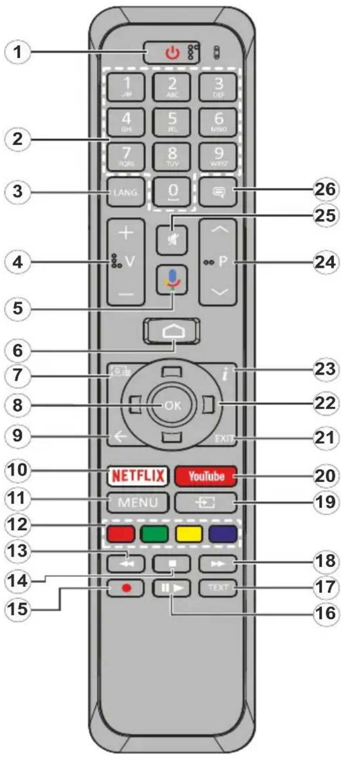 HITACHI 24HE2202 - Mando a Distancia - 1