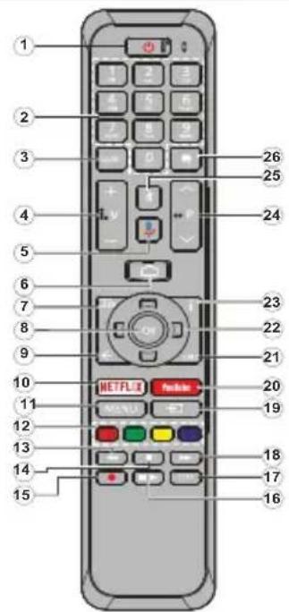 HITACHI 24HE2202 - Afstandsbediening - 1