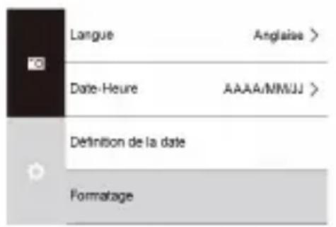 Langue Anglaise > Date-Heure AAAA/MM/JJ > Définition de la date Formatage