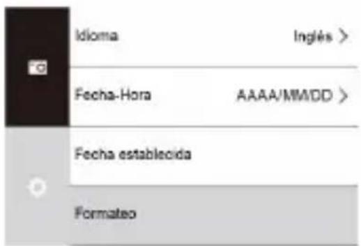 OKA 4K - Formatear la cámara - 4