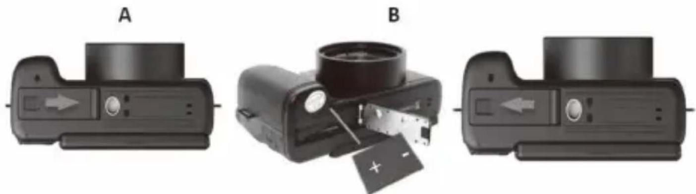 OKA 4K - Inserire la batteria - 1