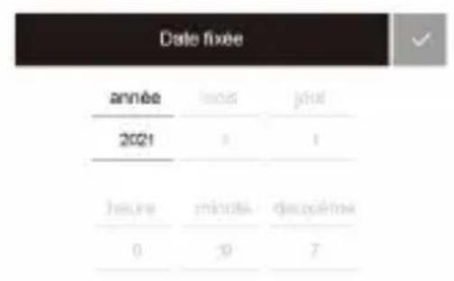 Date fixée année leous-joué 2021 8 1 heure minoté-deccélé 0 39 7