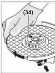 BOSCH GWS 12-125 P Professional - Quick-clamping nut SDS-clic - 1