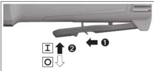 BOSCH GWS 12-125 P Professional - Pornire/Oprire - 1
