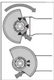 BOSCH GWS 12-125 P Professional - Vernedeksel for slipping - 1