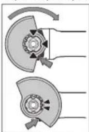 BOSCH GWS 12-125 P Professional - Taşlama işleri için koruyucu kapak - 1