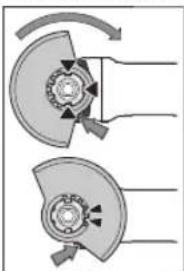 BOSCH GWS 12-125 P Professional - Protective guard for grinding - 1