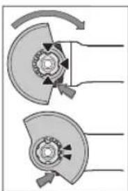 BOSCH GWS 12-125 P Professional - Beskyttelsesskærm til slibning - 1