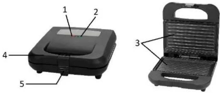 Emerio ST-130038 - PARTS DESCRIPTION - 1