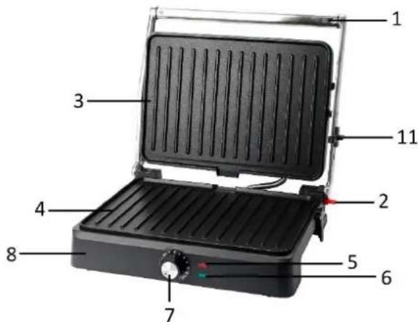 Emerio CG-130859.1 - PARTS IDENTIFICATION - 1