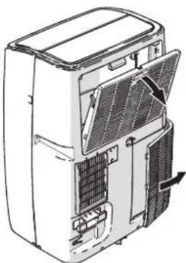 Fuave ACB18W24A - Cleaning the air filter - 1