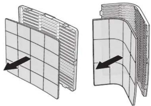 Fuave ACB18W24A - Cleaning the air filter - 2