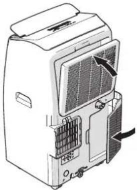 Fuave ACB12W24A+ - Cleaning the air filter - 4