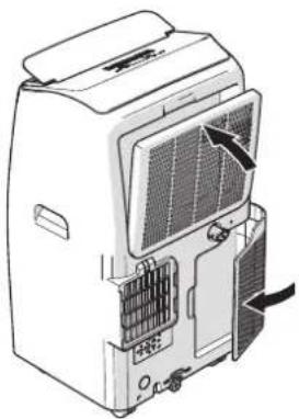 Fuave ACB14W24A - Cleaning the air filter - 4