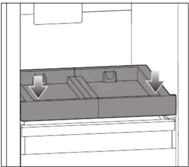 MIELE FNS 7794 D L - Replacer la tablette coulissante avec Ice&amp;PizzaBox. - 2