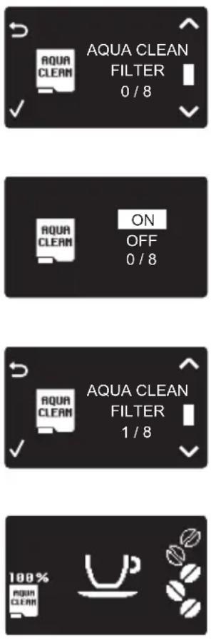 PHILIPS Incanto HD8921 - Activating the AquaClean filter - 1
