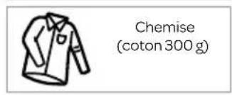 Chemise (coton 300 g)