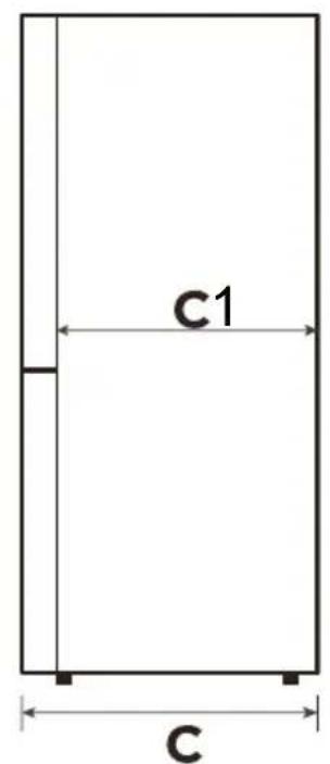 INVENTUM KV1850W - ESPACE NÉCESSAIRE POUR LE PLACEMENT - 2