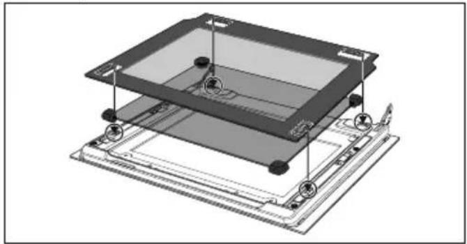 SMEG CX92IM - Démontage des vitres internes - 6