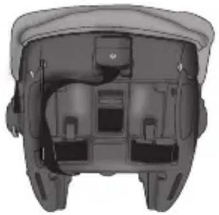 Evenflo LiteMax DLX - Changer la position de la sangle d'entrejambe - 1