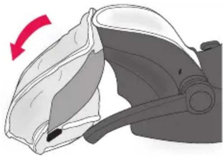 Evenflo LiteMax DLX - Retirer le revêtement du siège (suite) - 3
