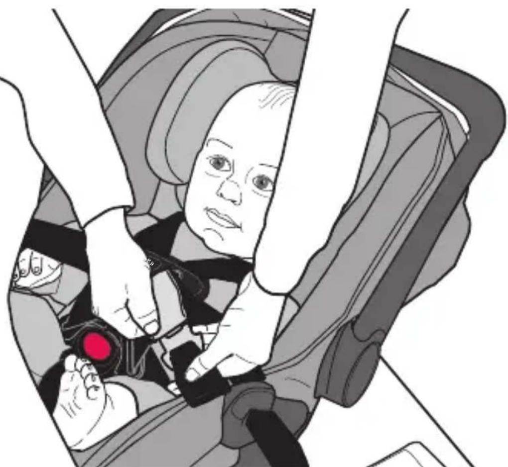 Evenflo LiteMax DLX - Installation du porte-bébé SANS la base pratique à bord d'un avion (suite) - 1