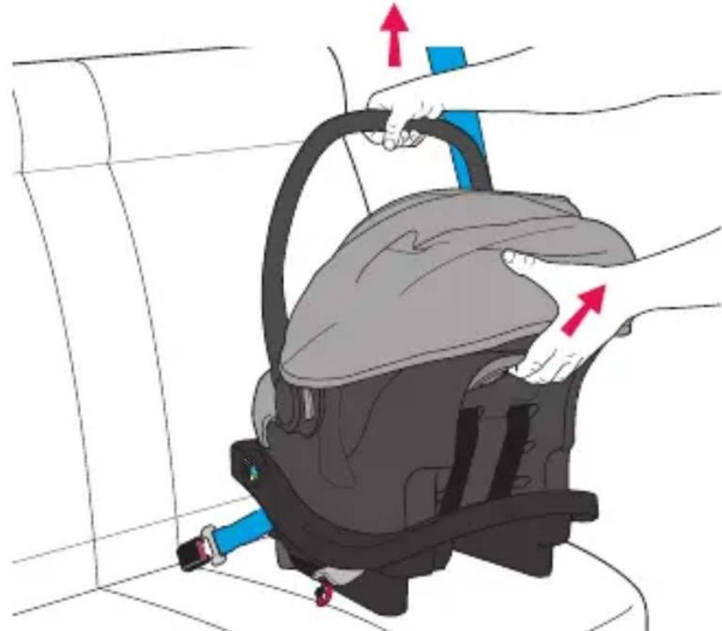 Evenflo LiteMax DLX - Detacher le porte-bébe de la base - 1