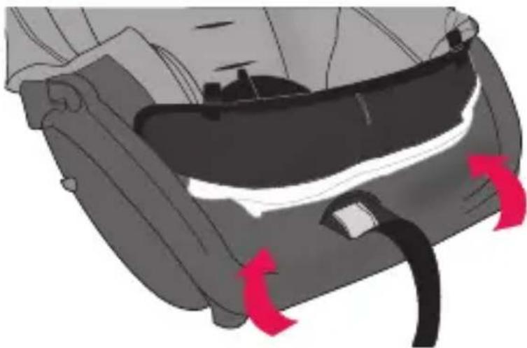 Evenflo LiteMax DLX - Retirer le revêtement du siège - 1