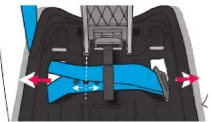 Evenflo LiteMax DLX - CEINTURE SOUS-ABDOMINALE / BAUDRIER - 2