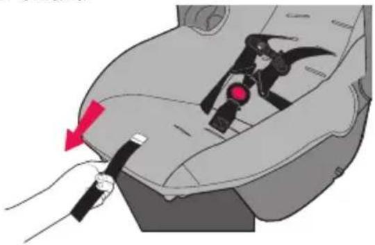 Evenflo NurtureMax - Changement de la position du harnais - 3