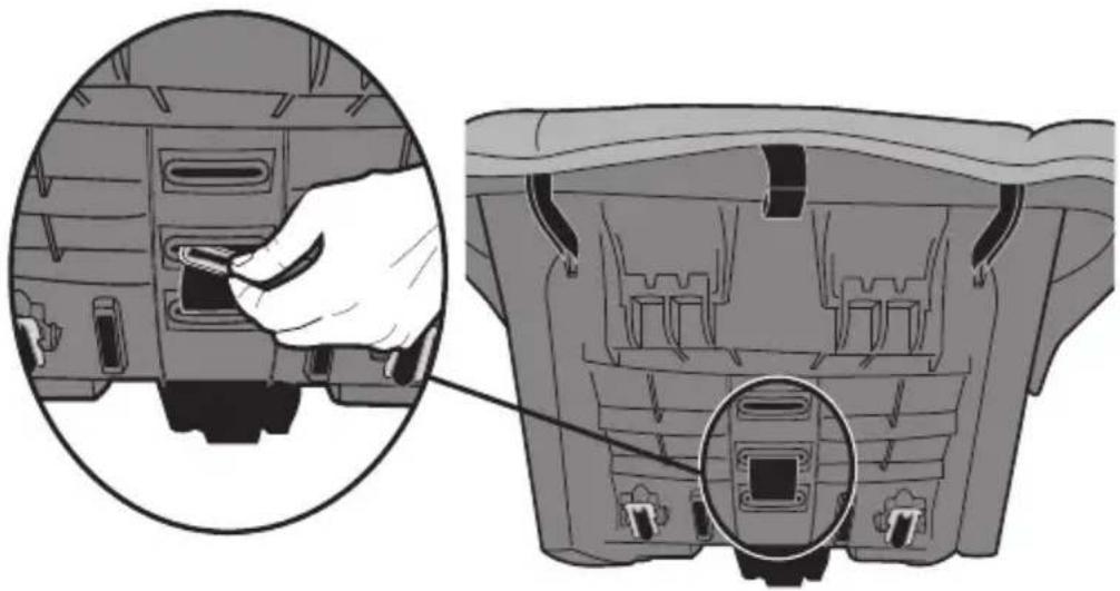 Evenflo NurtureMax - Changement de la position de la sangle de la boucle d'entrejambe - 1
