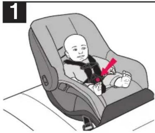 Evenflo NurtureMax - Retrait de l'enfant du porte-bébé - 1