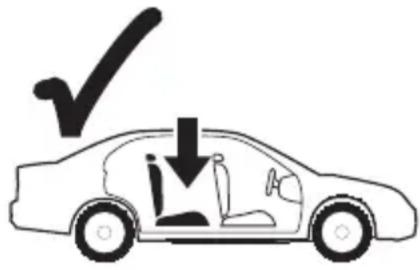 Evenflo NurtureMax - Avertissements concernant l'emplacement - 1
