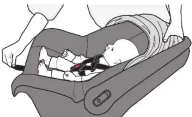 Evenflo NurtureMax - Sécurisation de l'enfant dans le porte-bébé - 2