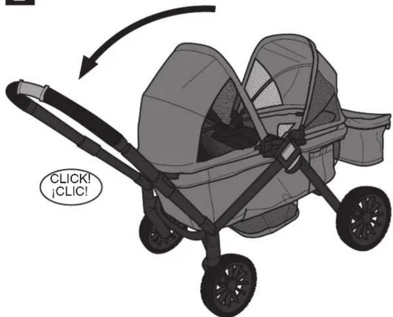 Evenflo Pivot Xplore - CONVERTING FROM STROLLER TO WAGON MODE CÓMO CONVERTIR DE MODO DE CARRIOLA A MODO DE VAGÓN - 2