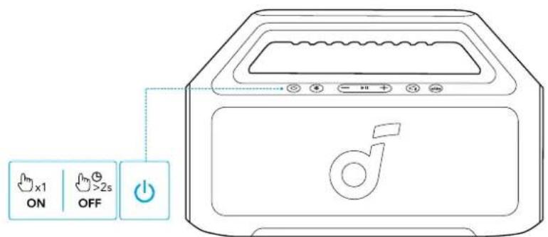 soundcore Boom 2 SE - 電源の才 / 才 - 1