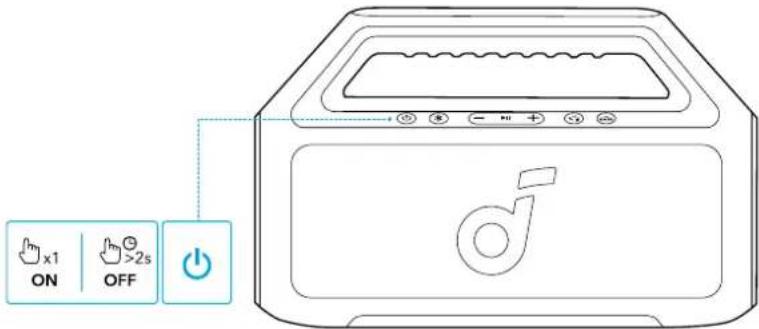 soundcore Boom 2 SE - ma / Kapatma - 1