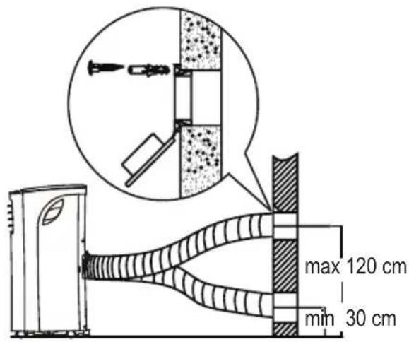DOMO DO10161 - INSTALLAZIONE DELL'ACCESSORIO PER FISSAGGIO A MURO - 2