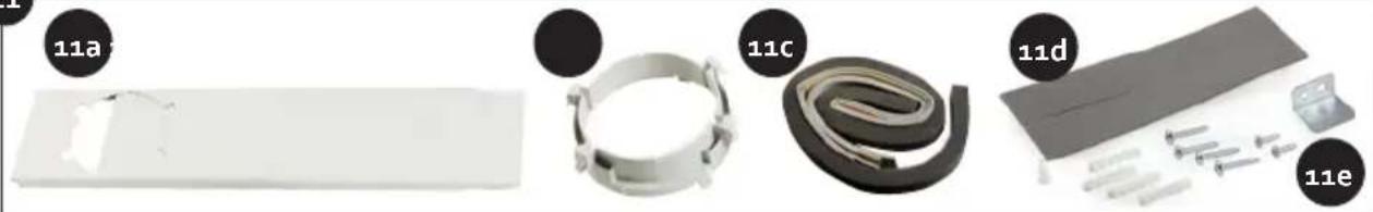 DOMO DO10161 - Window installation kit - 3