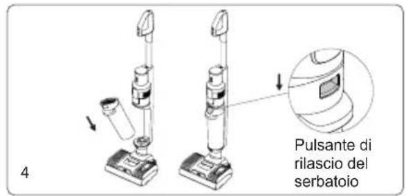 JIMMY HW9 Pro Max - Installazione del serbatoio dell'acqua sporca - 4