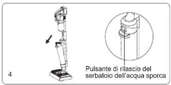 JIMMY PW11 Pro Max - Installazione del serbatoio dell'acqua sporca - 4