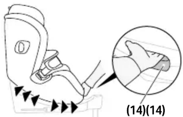 CYBEX Anoris T2 i-Size - A FEKVŐ POZÍCIÓ BEÁLLÍTÁSA - 3