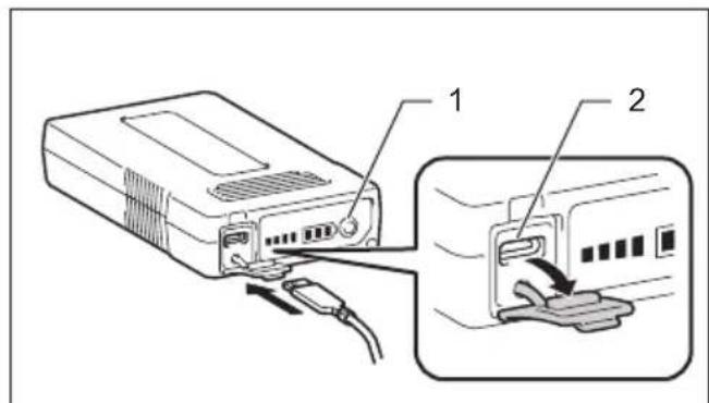 MAKITA DCJ205 - Connecting USB devices - 2
