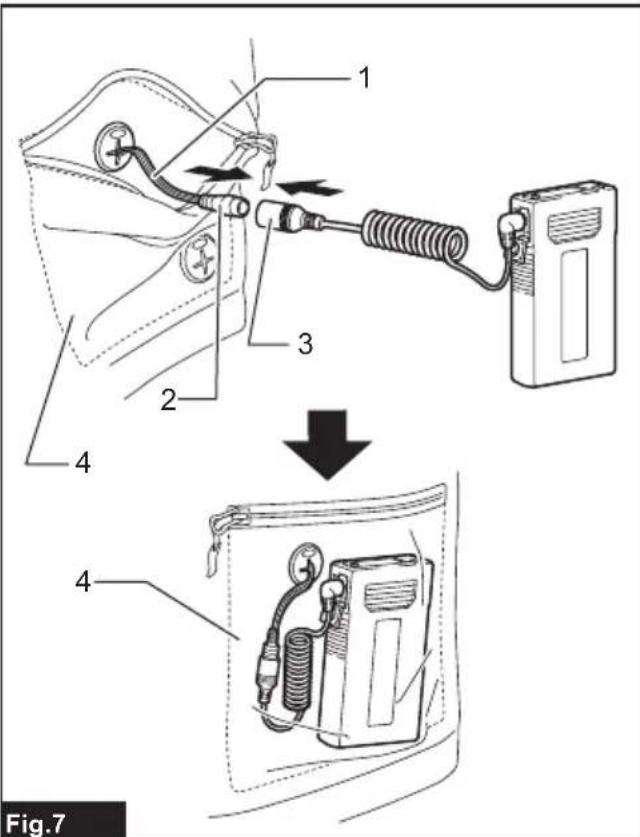 MAKITA DCJ205 - Bolsillo para bateria - 1