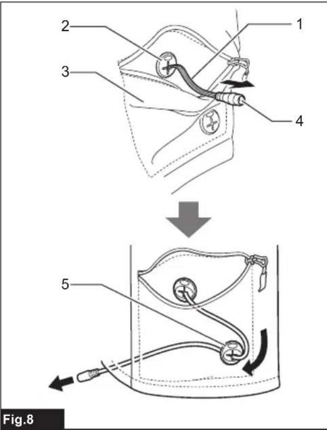 MAKITA DCJ205 - Attaching the battery holder - 1