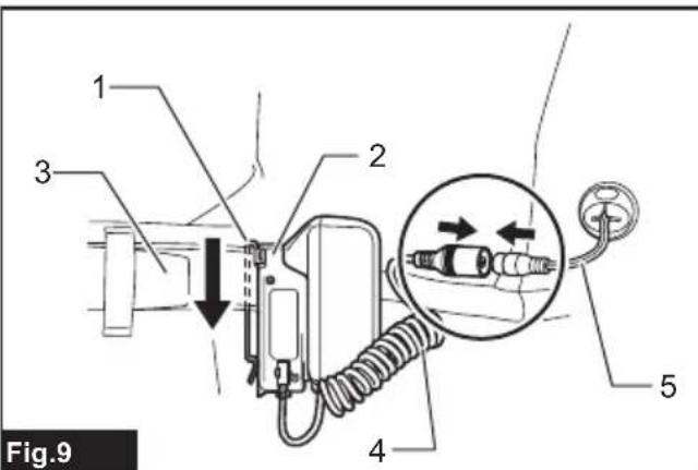 MAKITA DCJ205 - Attaching the battery holder - 2