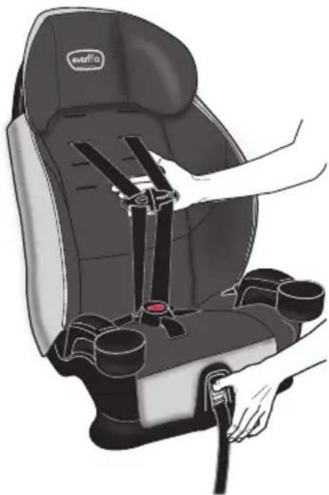Evenflo Chase Plus - Installation des porte-gobelets - 2